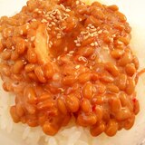 簡単☆朝ごはん☆ごま風味☆キムチ納豆たまごかけご飯